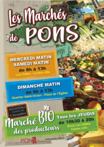 Pons market poster