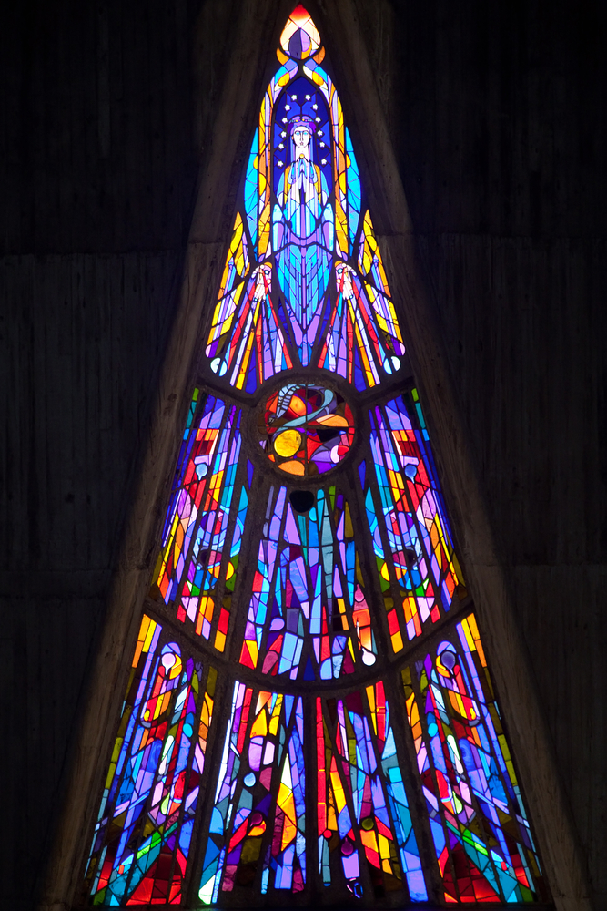 Notre Dame Royan stained glass window